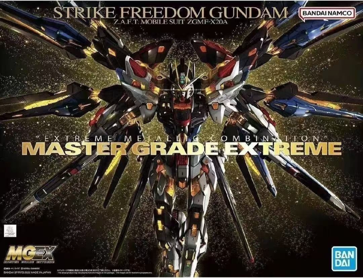 Bandai MGEX 1/100 Strike Freedom Gundam ZGMF-X20A MG Extreme LED Compatible SEED