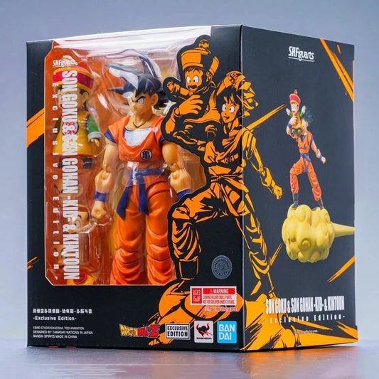 SH Figuarts Son Goku & Kid Gohan Nimbus Exclusive Edition Dragon Ball Z Bandai
