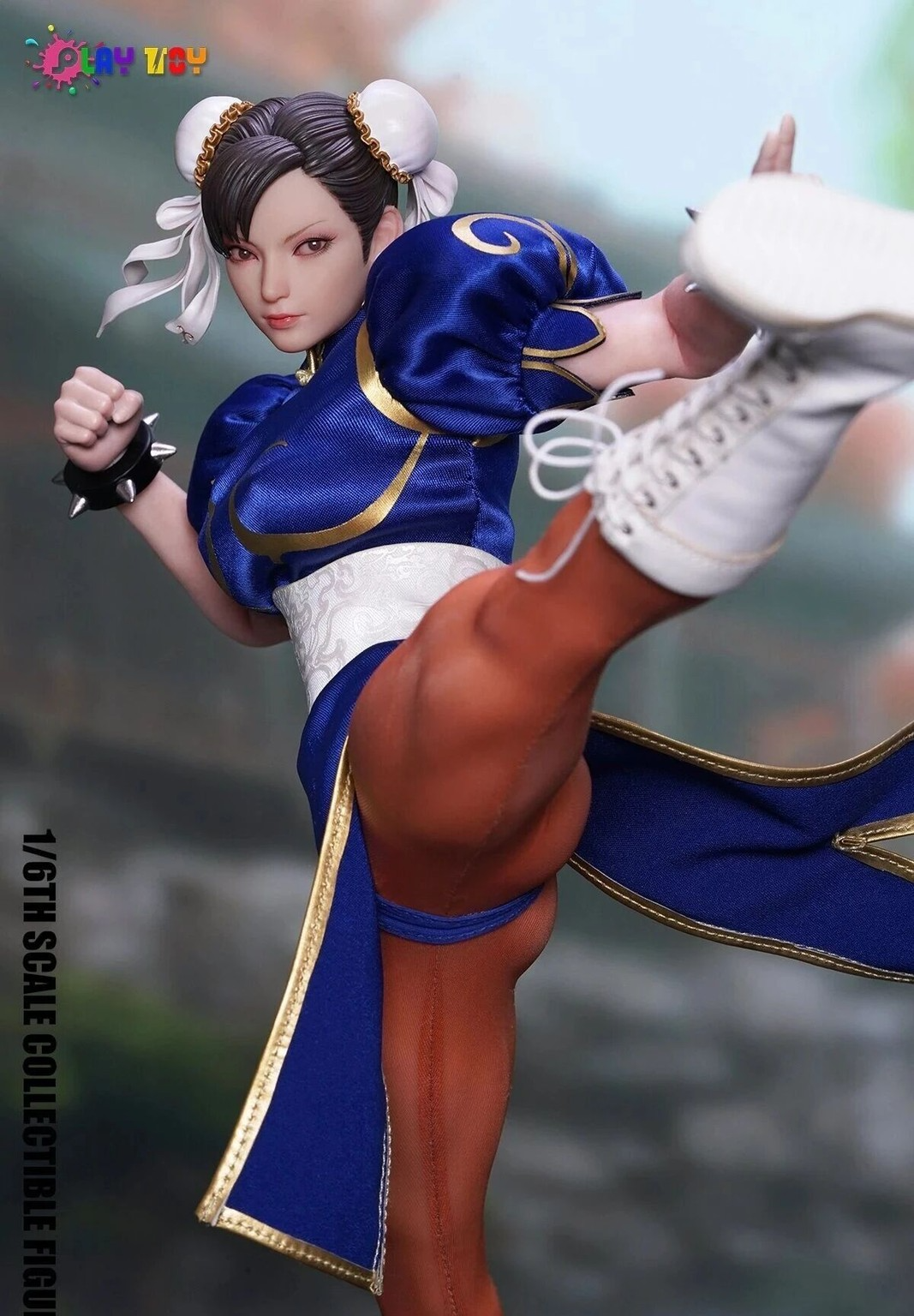 Play Toy 1/6 Fighting Goddess Chun Li Blue Ver. Action Figure Preorder Q1 2027