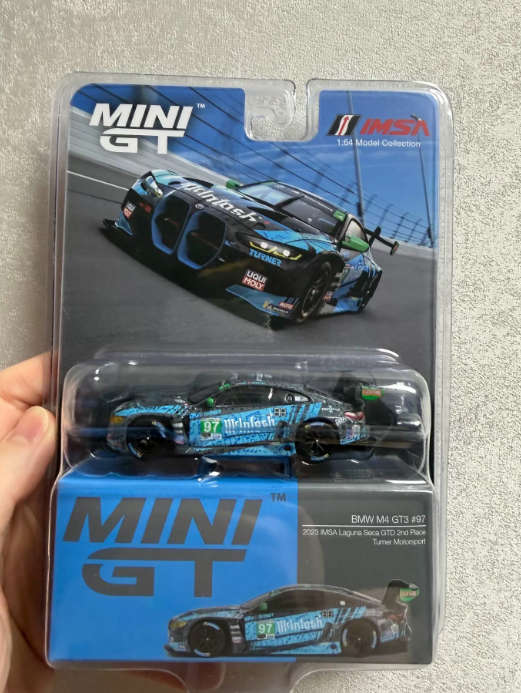MINIGT 1/64 BMW M4 GT3 #97 Turner IMSA Laguna Seca