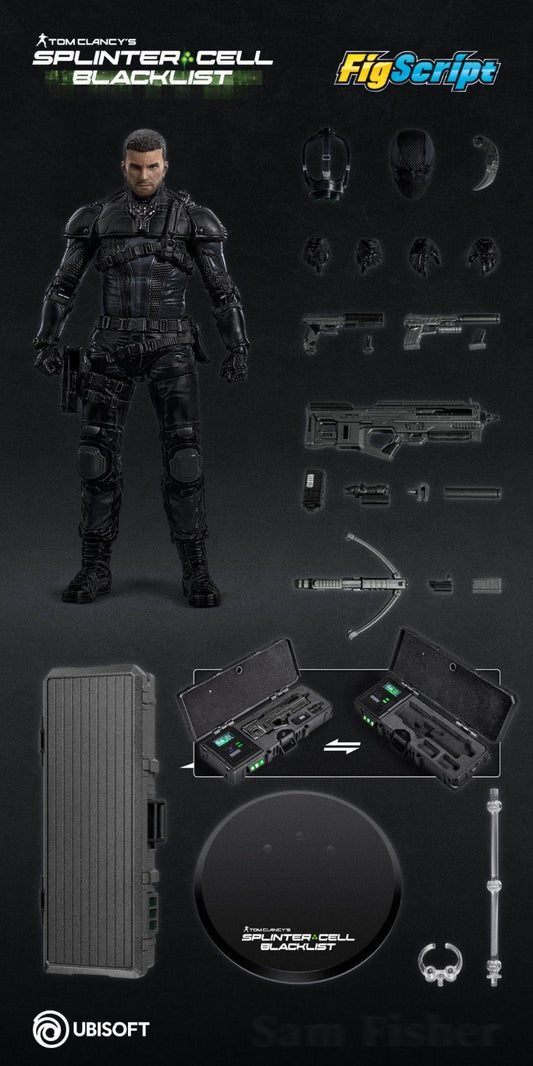 CCS Toys FigScript Sam Fisher Splinter Cell Blacklist 1/12 Action Figure Presale