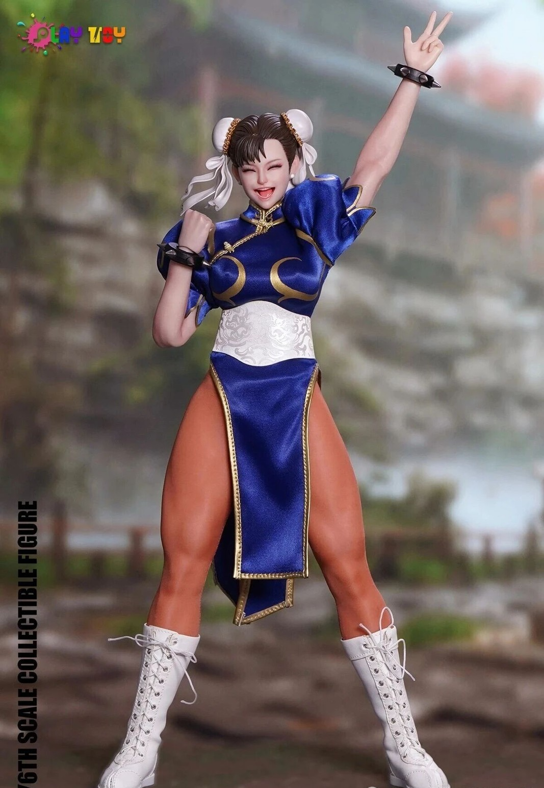 Play Toy 1/6 Fighting Goddess Chun Li Blue Ver. Action Figure Preorder Q1 2027