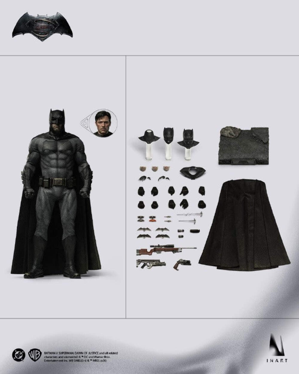 INART Batman (BvS: Dawn of Justice) Light Armor 1/6 Figure PREORDER