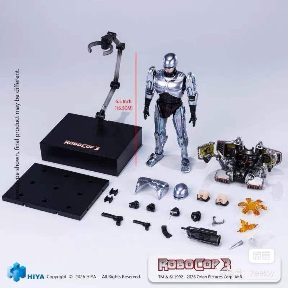 Hiya Toys RoboCop 3 RoboCop 1/12 Scale Action Figure Preorder Dec 2026