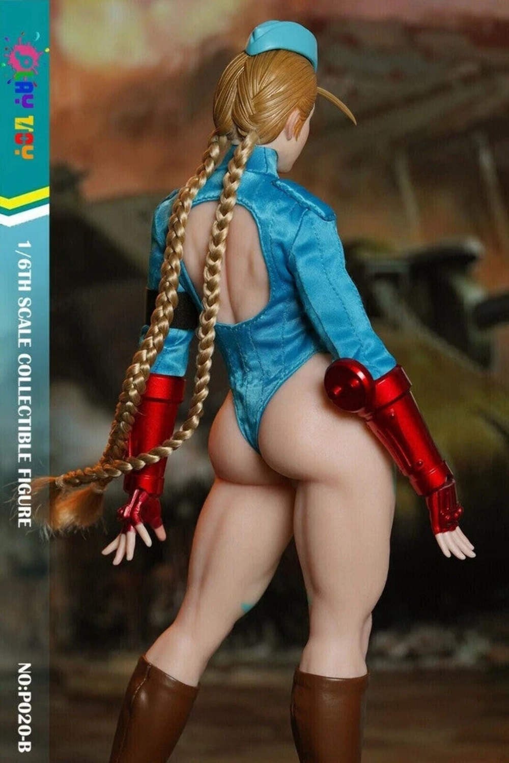 PLAY TOY P020A 1/6 Fighting Girl Blue Cammy 12" Action Figure BNIB