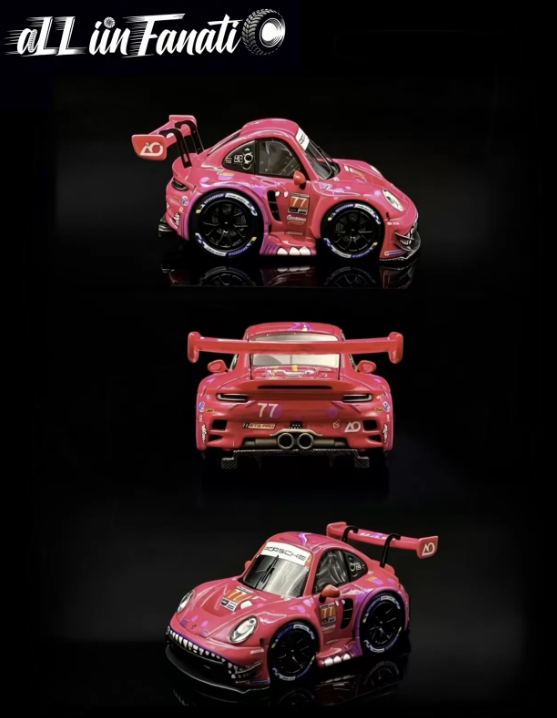 All in Fanatic 1/64 Porsche 911 RSR Q-Car Pink Dino TDE 2026 Exclusive