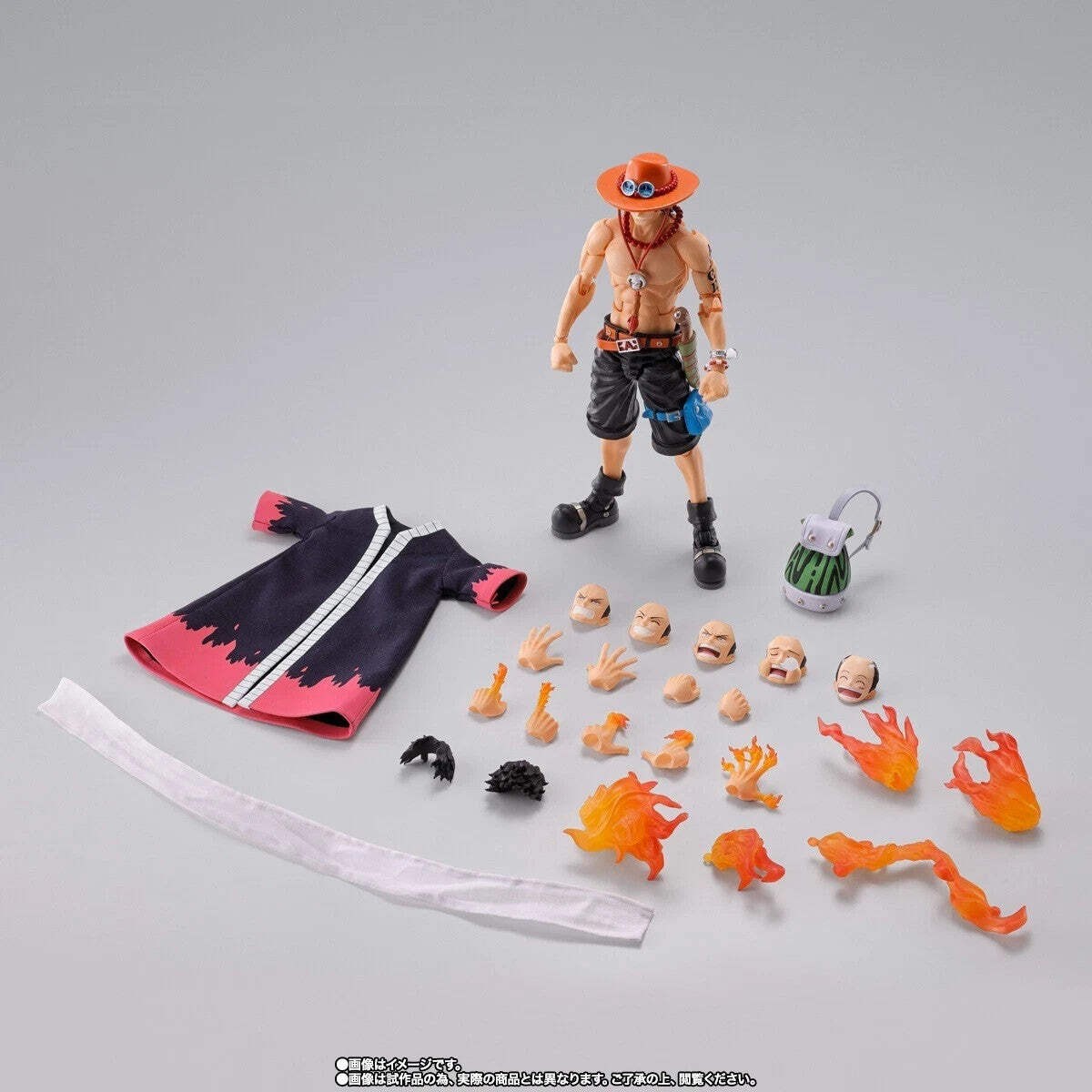 S.H.Figuarts Portgas D Ace Fire Fist One Piece SHF Bandai Tamashii Nations