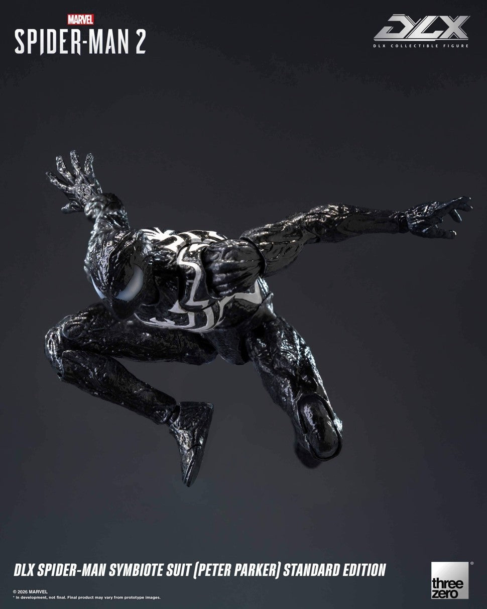 Threezero DLX Spider-Man Symbiote Suit Peter Parker Spider-Man 2 Preorder