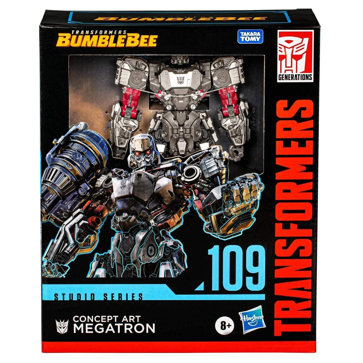 Transformers Studio Series 109 Concept Art Megatron Bumblebee Movie Hasbro Takar
