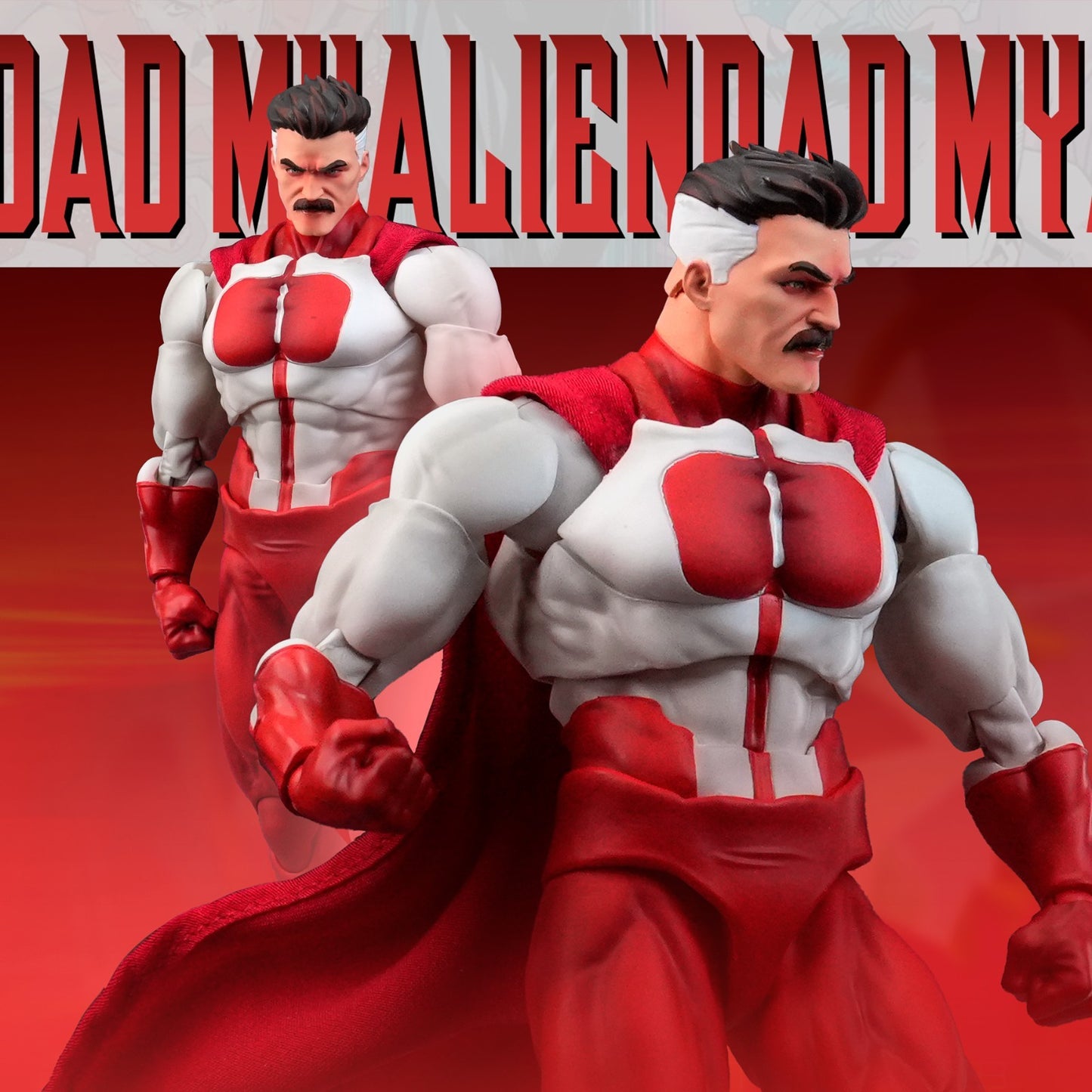 In Stock ZOOMRIG ZR-001 My Alien Dad Omni-Man 1/12 Action Figure Collectible Toy