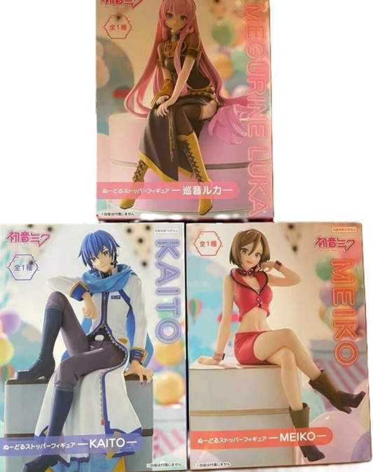 Vocaloid Set – Megurine Luka + Kaito + Meiko – 3-Piece Anime Collectible Bundle