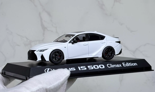 Kyosho 1/43 Lexus IS500 Climax Edition White Diecast Model