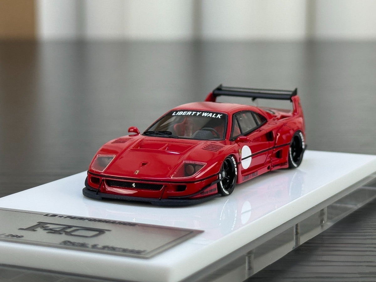 DG 1:64 Ferrari F40 LBWK Red Limited Edition Resin Model Car