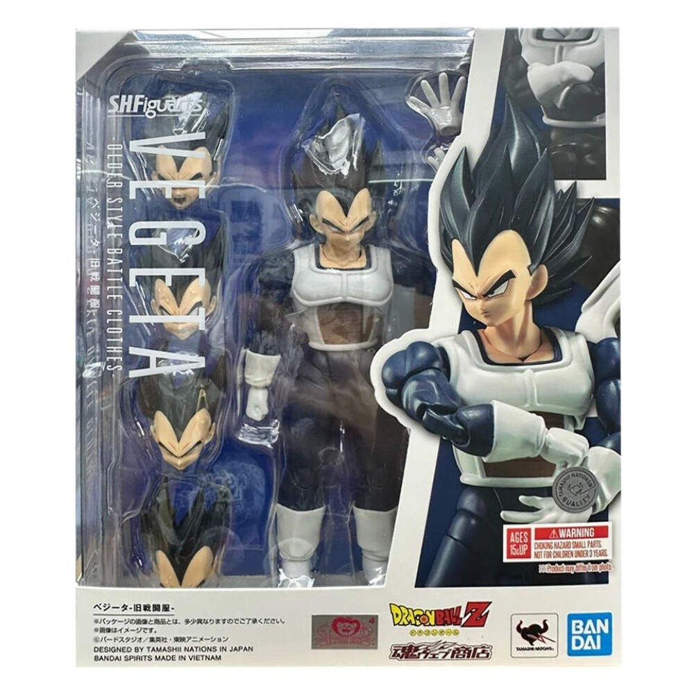 SH Figuarts Vegeta Older Style Battle Clothes Dragon Ball Z Bandai Tamashii