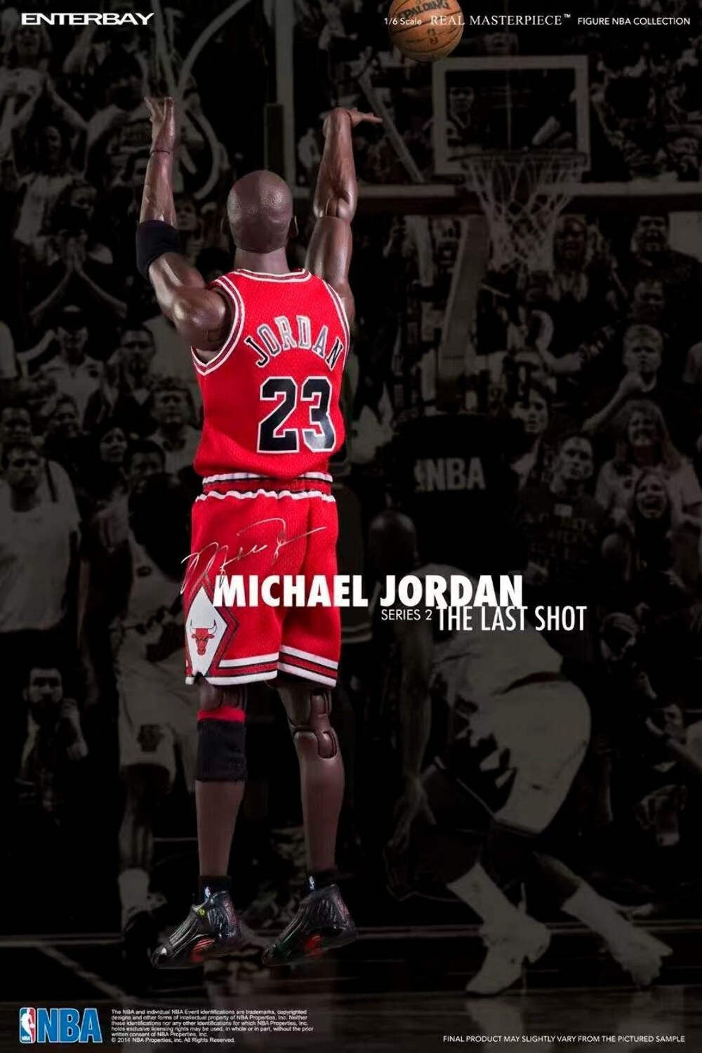Preorder Enterbay Michael Jordan Last Shot 1/6 Figure Bulls NBA