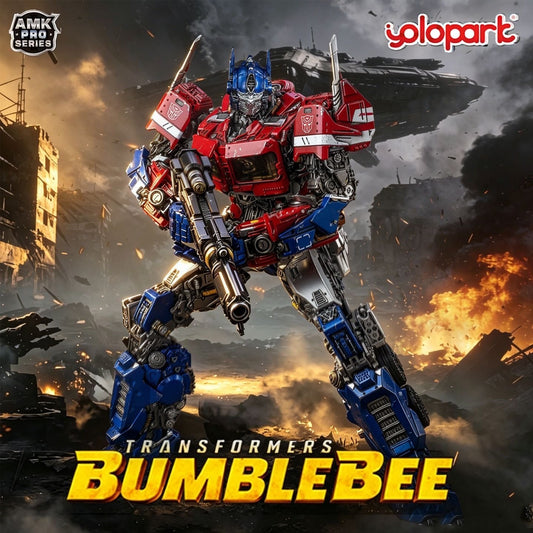 YoloPark AMK Pro Series Optimus Prime Earth Cybertron Set Transformers