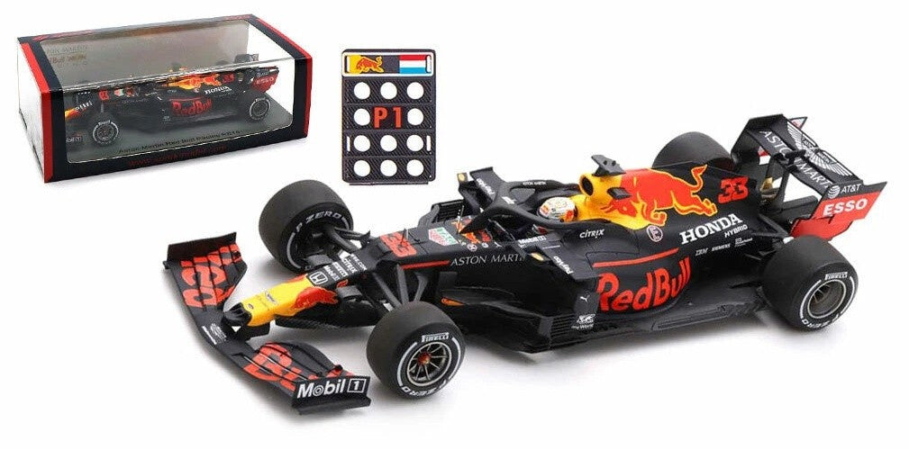 Spark 1/43 Red Bull RB16 #33 Max Verstappen 70th Anniversary GP Winner 2020