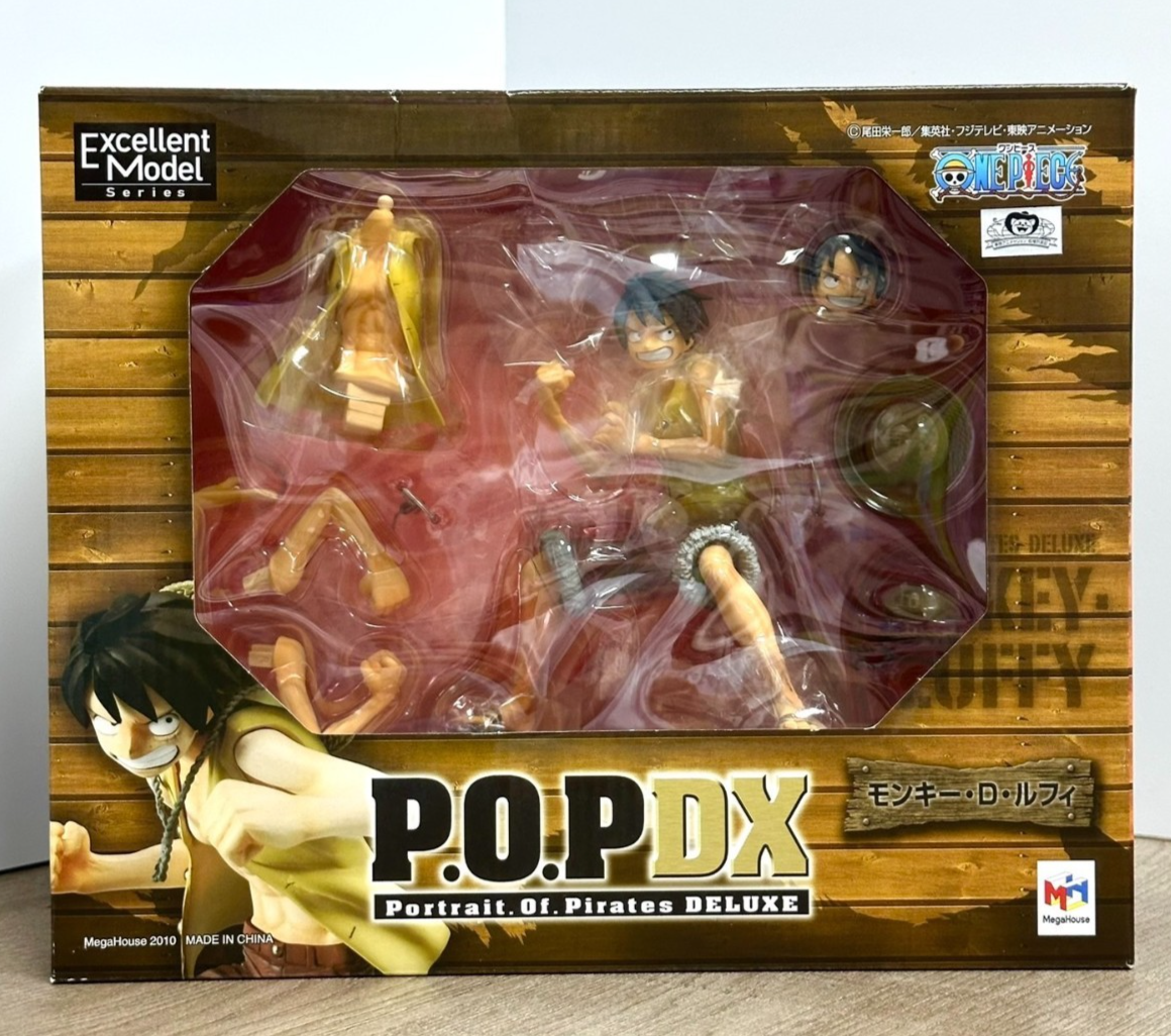 One Piece P.O.P DX Luffy Figure Childhood Ver. MegaHouse POP Portrait of Pirates