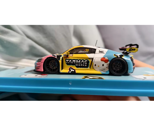 Tarmac Works 1/64 Audi R8 LMS GT3 Hello Kitty 50th Macau 2023