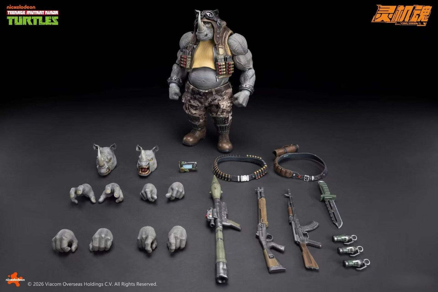 TMNT Rocksteady & Bebop 1/12 Figure Set LingJiHun Ninja Turtles PREORDER