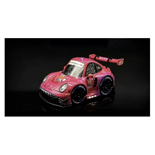 All in Fanatic 1/64 Porsche 911 RSR Q-Car Pink Dino TDE 2026 Exclusive