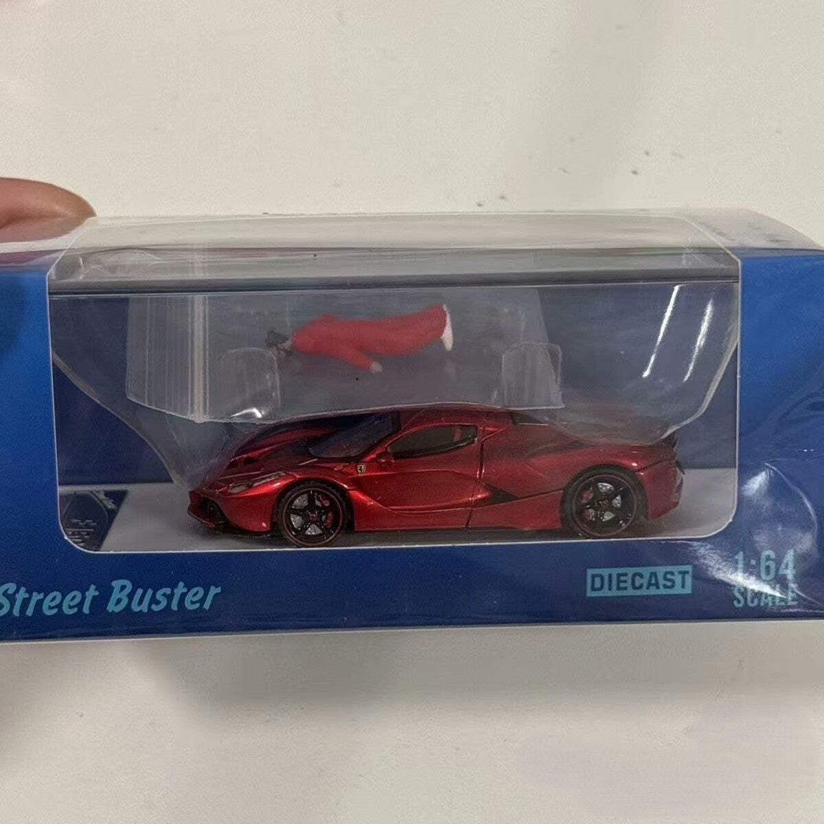 Street Buster 1/64 Ferrari LaFerrari F150 Hamilton Figure Diecast