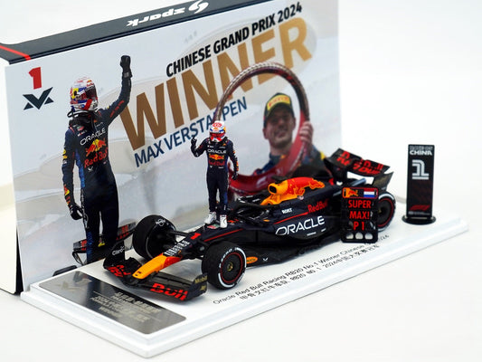 Spark 1/43 Red Bull RB20 #1 Verstappen Winner Chinese GP 2024 Special Edition