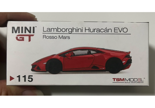 MINIGT 1/64 Lamborghini Huracán EVO Rosso Mars #115