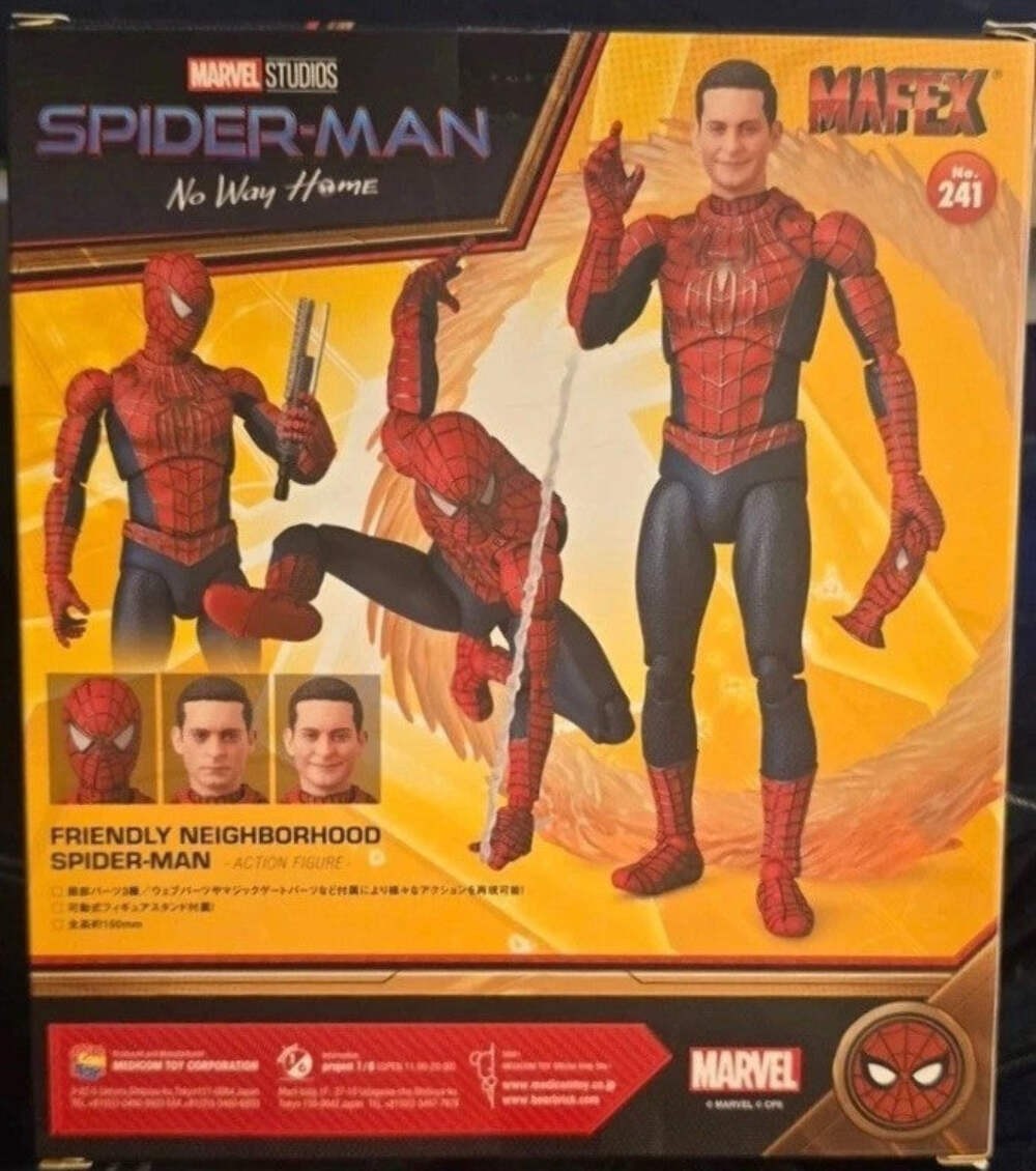 MAFEX No.241 Friendly Neighborhood Spider-Man No Way Home Medicom Figure