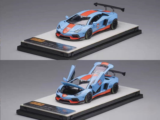 PGM 1/64 Ferrari F40 Gulf Racing Blue Limited Edition Diecast Model