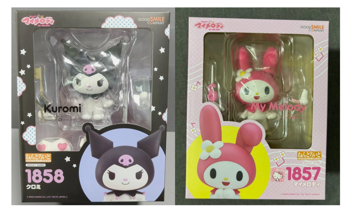 Nendoroid 1858 Kuromi + 1857 My Melody Figure Set – Sanrio – Good Smile Company