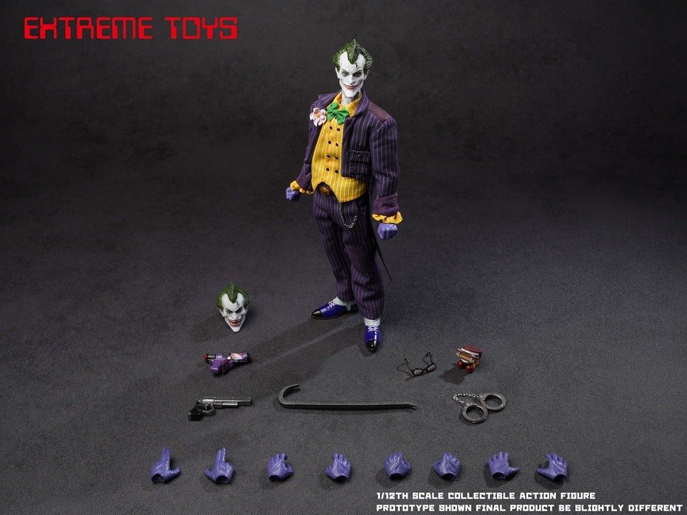 Extreme Toys Arkham Knight Joker 1/12 Action Figure Preorder