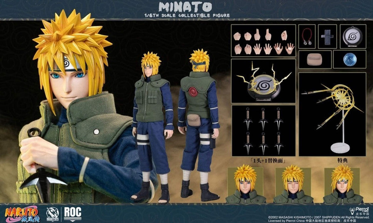 Pre-Order 1/6 Minato Namikaze Naruto Action Figure Anime Collectible Q4 2026