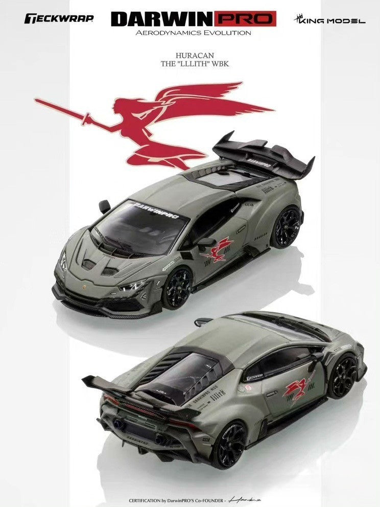 King Model 1/64 Lamborghini Huracan Darwin Pro Lilith HEC Exclusive