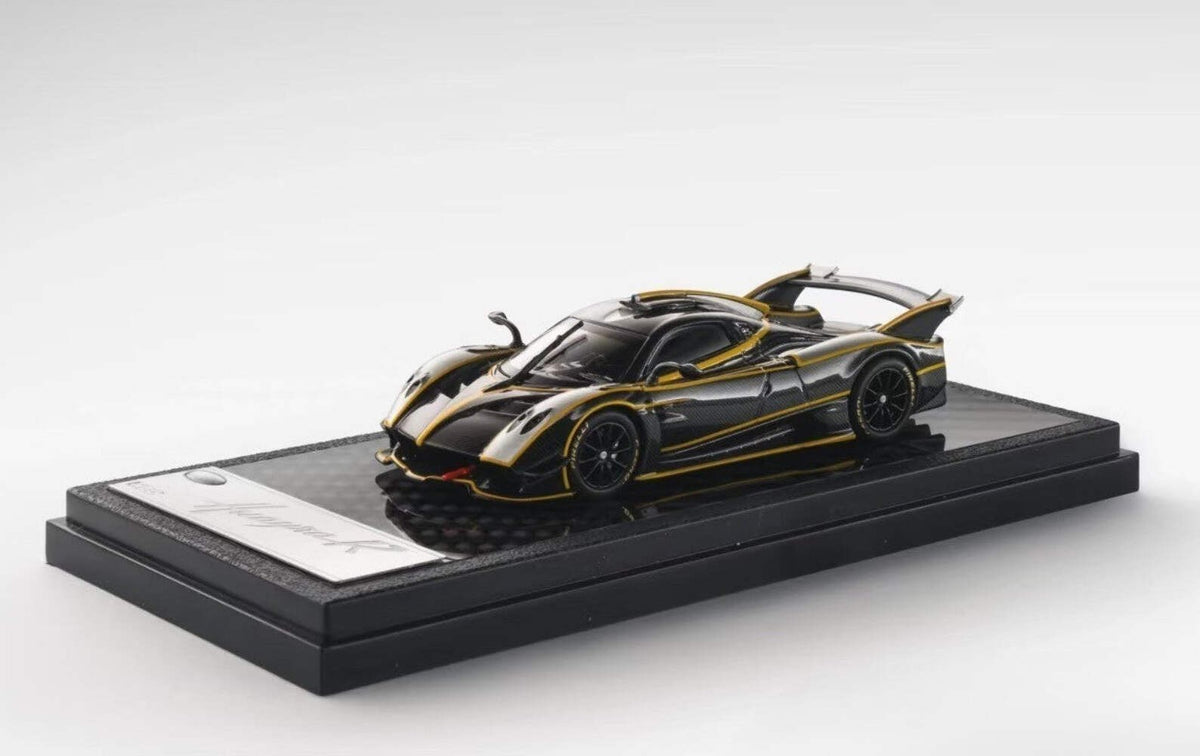 LCD 1/64 Pagani Huayra R Silver Carbon HEC Expo Diecast