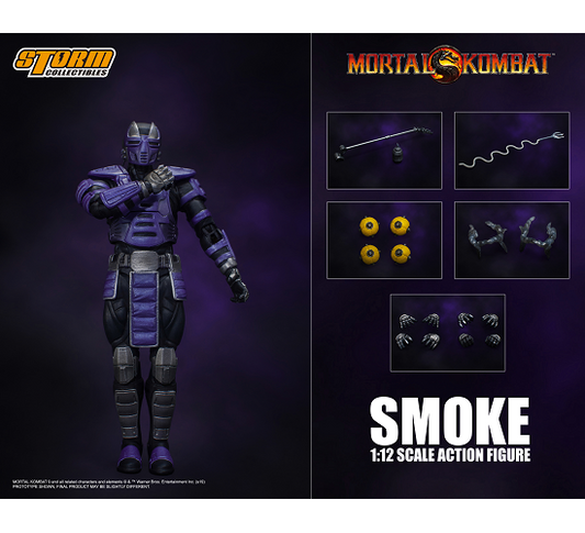 Storm Collectibles Mortal Kombat Smoke Cyber Ninja 1/12 Scale Action Figure