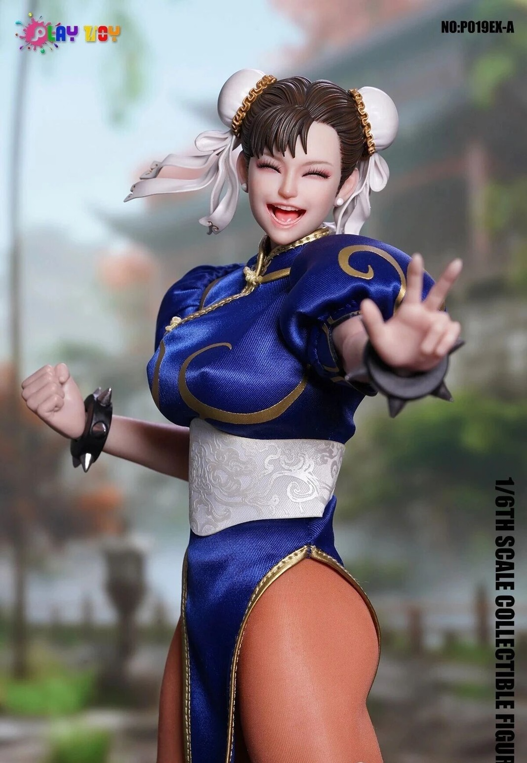 Play Toy 1/6 Fighting Goddess Chun Li Blue Ver. Action Figure Preorder Q1 2027