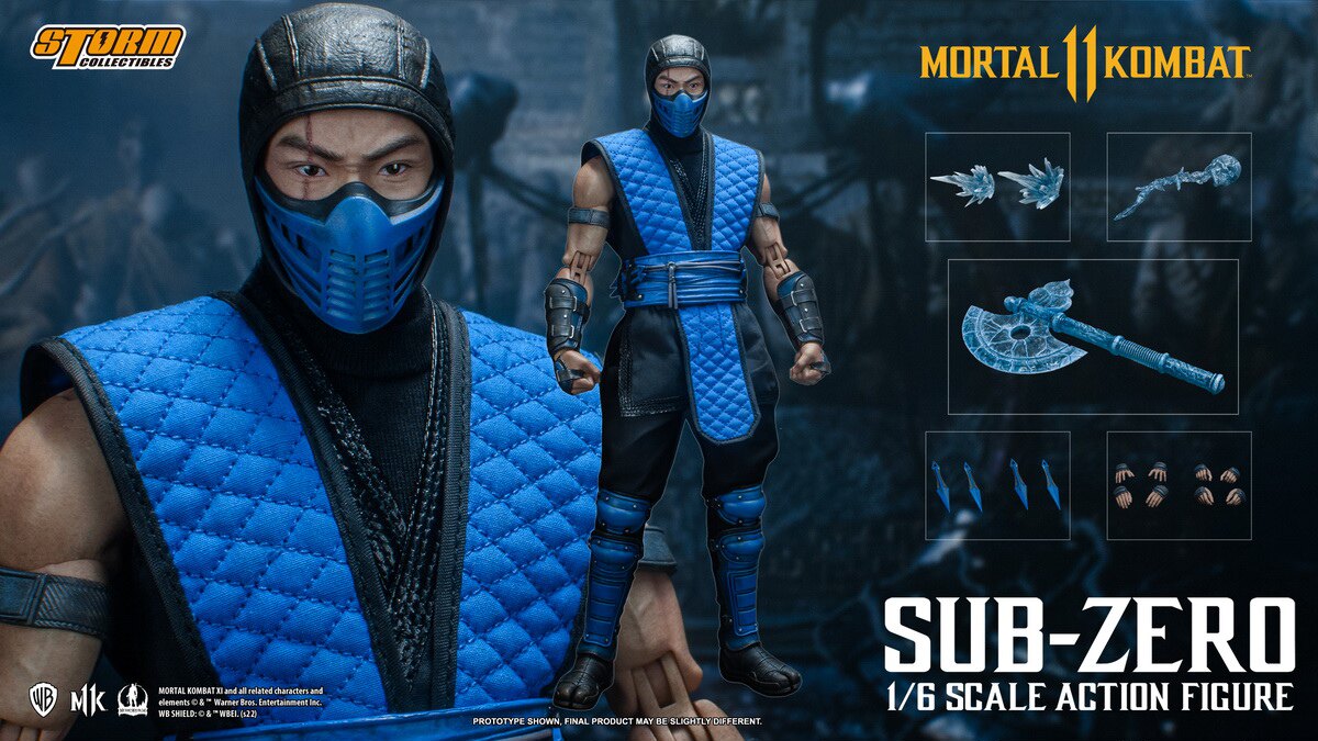Storm Collectibles Mortal Kombat 11 Sub-Zero 1/6 Scale Action Figure
