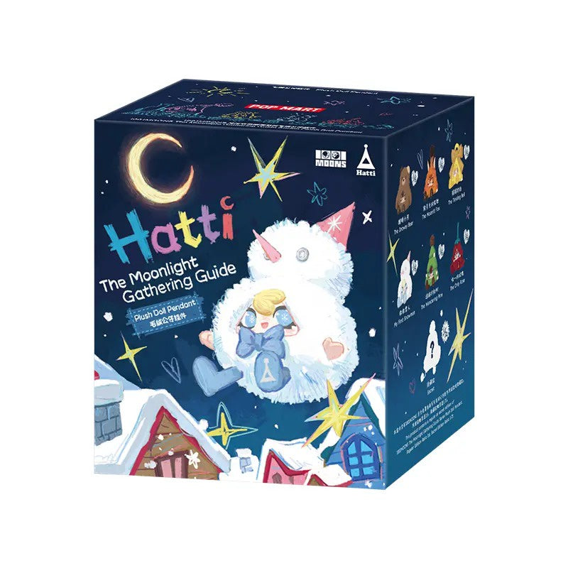 POP MART 1001MOONS Hatti The Moonlight Gathering Guide Plush Pendant