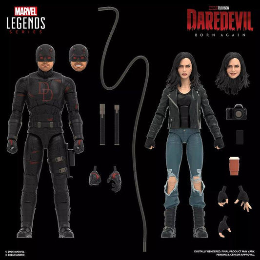 Marvel Legends Daredevil & Jessica Jones Born Again 2-Pack Hasbro Preorder