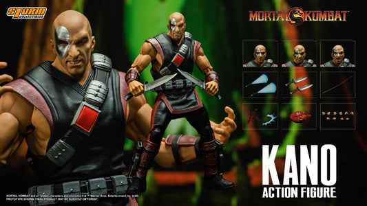 Storm Collectibles Mortal Kombat Kano 1/12 Scale Action Figure MK3