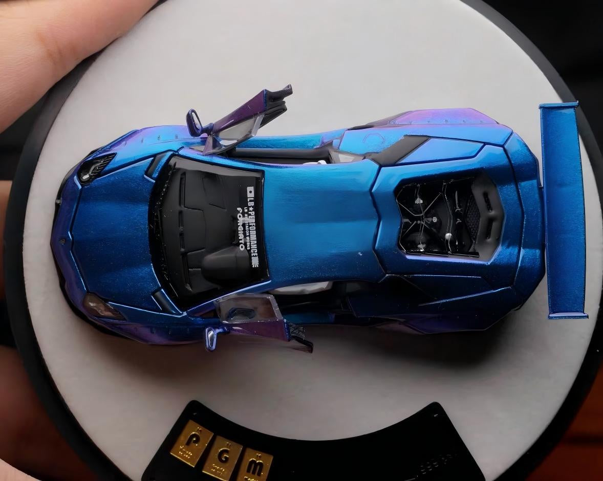 PGM 1:64 Lamborghini Aventador Chameleon Paint Ltd EX
