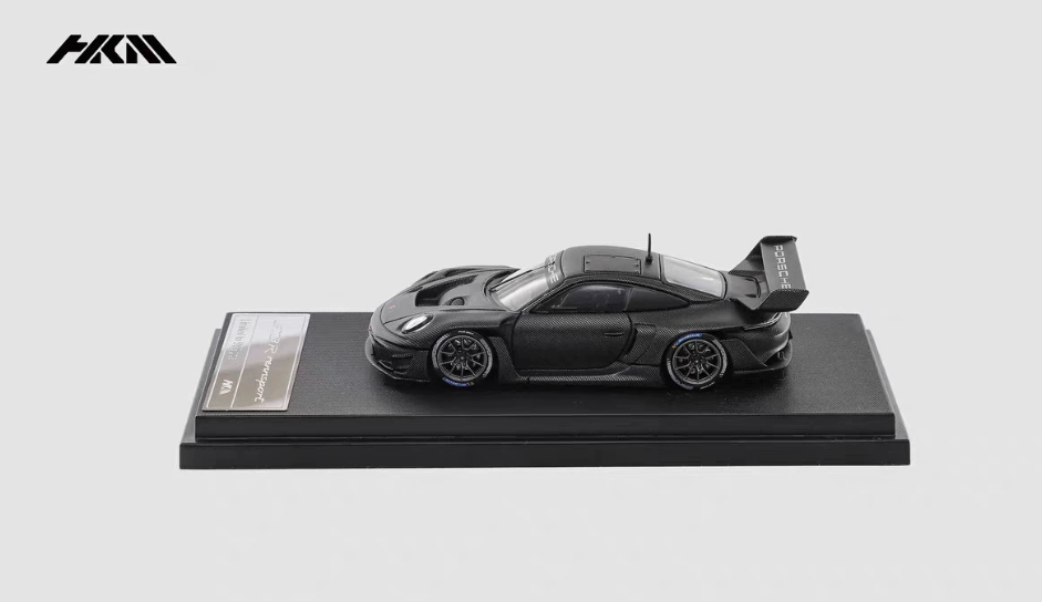 HKM 1/64 Porsche 992 GT3 Full Carbon Black
