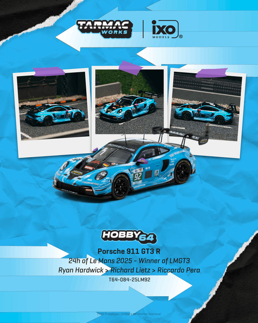 Tarmac Works Porsche 911 GT3 R 24h Le Mans 2025 #92 Preorder