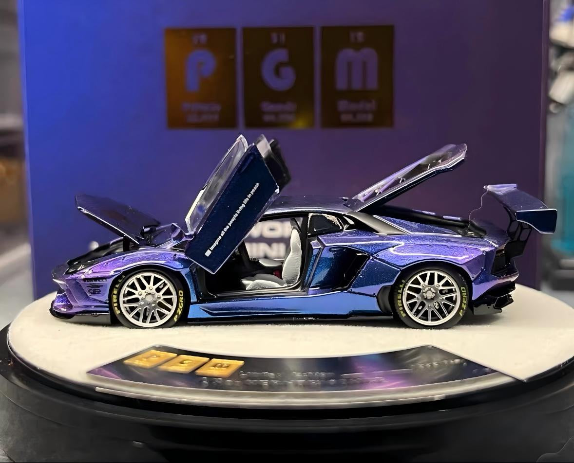 PGM 1:64 Lamborghini Aventador Chameleon Paint Ltd EX