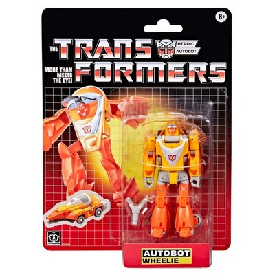 Transformers Retro G1 Wheelie Autobot Carded Hasbro NEW