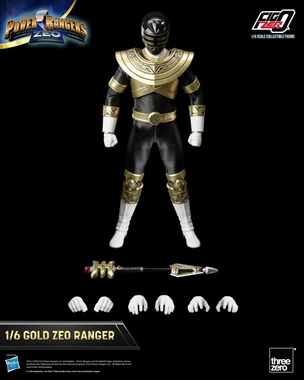 Threezero FigZero Power Rangers Zeo Gold Zeo Ranger 1/6 Figure