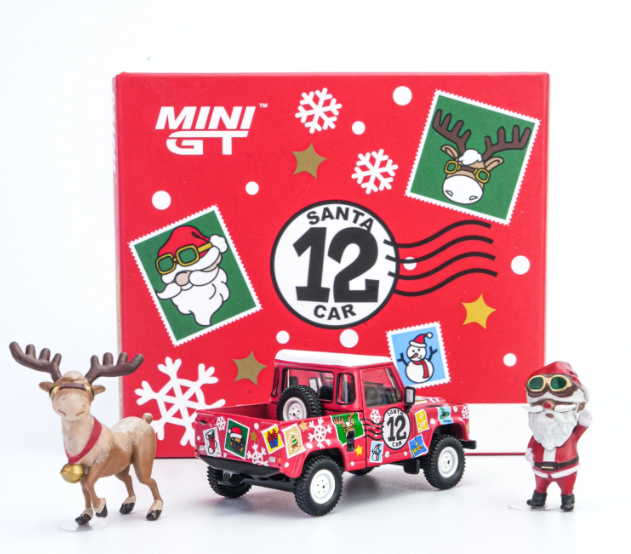 MINI GT 320 Land Rover Defender 90 Pickup 2021 Christmas Edition