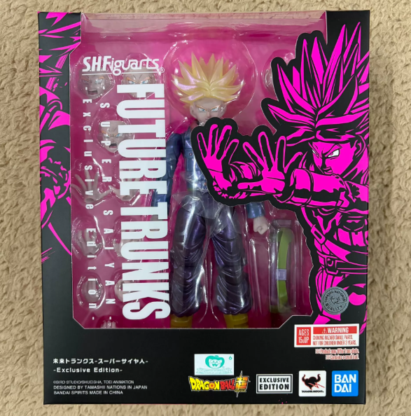 Bandai SHF Dragon Ball Super Future Trunks SSJ Exclusive Edition