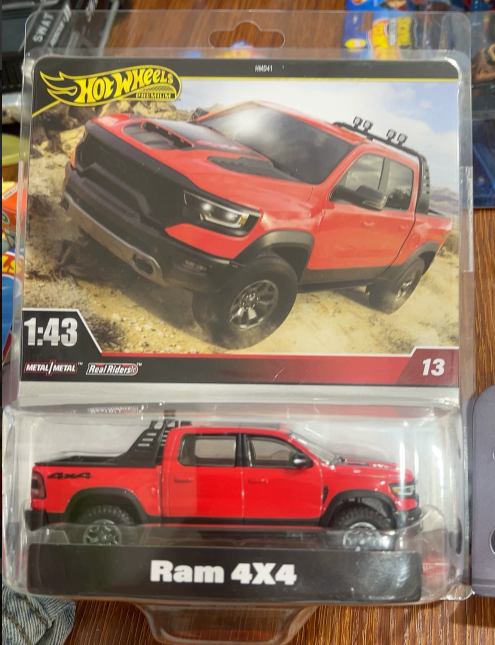 Hot Wheels 1:43 Ram 1500 TRX 4x4 Red Diecast Truck Model